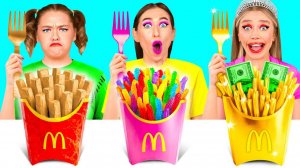 Бедная vs Богатая vs Ультра богатая еда Челлендж # Смешные Ситуации с Едой от TeamTeen Challenge