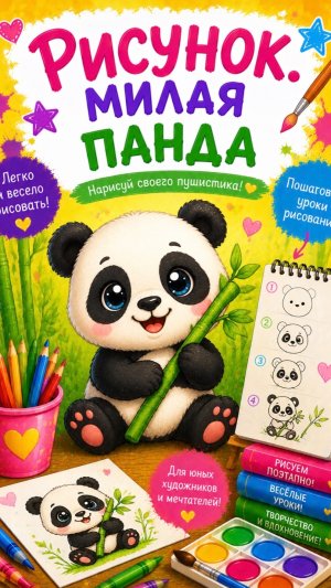 Рисунок. Милая панда