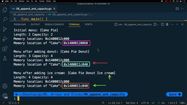 52 - Adding Elements to Slice and cap Function смотреть онлайн