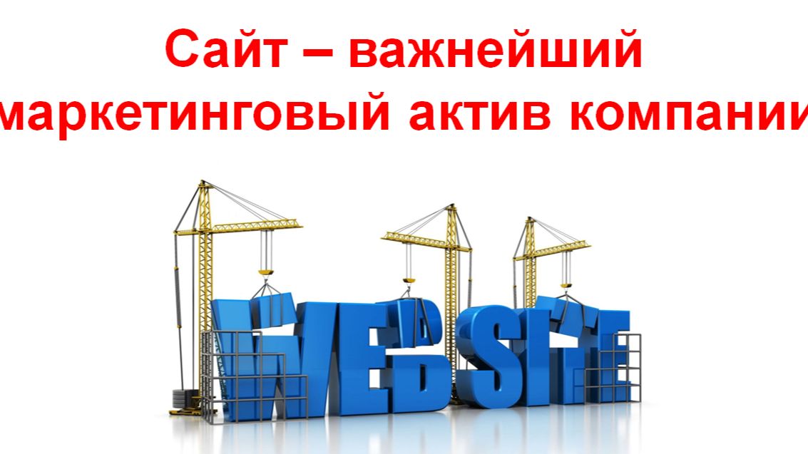 Сайт - важнейший маркетинговый актив компании