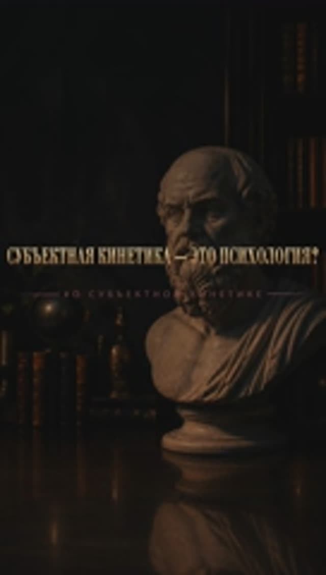 Субъектная кинетика — это психология? #о субъектной кинетике