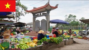 Экскурсия по фермерским рынкам Вьетнама 🇻🇳 | Свежие овощи и утренняя жизнь в Ханое