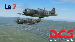DCSWorld. Ла7. Полёт в горы. La7. Flight to the mountains.