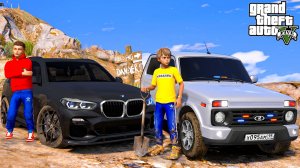 ОПЕРСКАЯ НИВА УРБАН И BMW X5 40i НА БЕЗДОРОЖЬЕ! ЗАСТРЯЛИ В ГРЯЗИ! ОПЕРСКАЯ ЕЗДА В GTA 5 🌊ВОТЕР