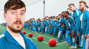 САМАЯ БОЛЬШАЯ ИГРА В ВЫШИБАЛЫ В МИРЕ!MRBEAST МИСТЕРБИСТ НА РУССКОМ мистер бист