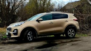 Замена масла на Киа Спортейдж-4 без ямы в деревне.