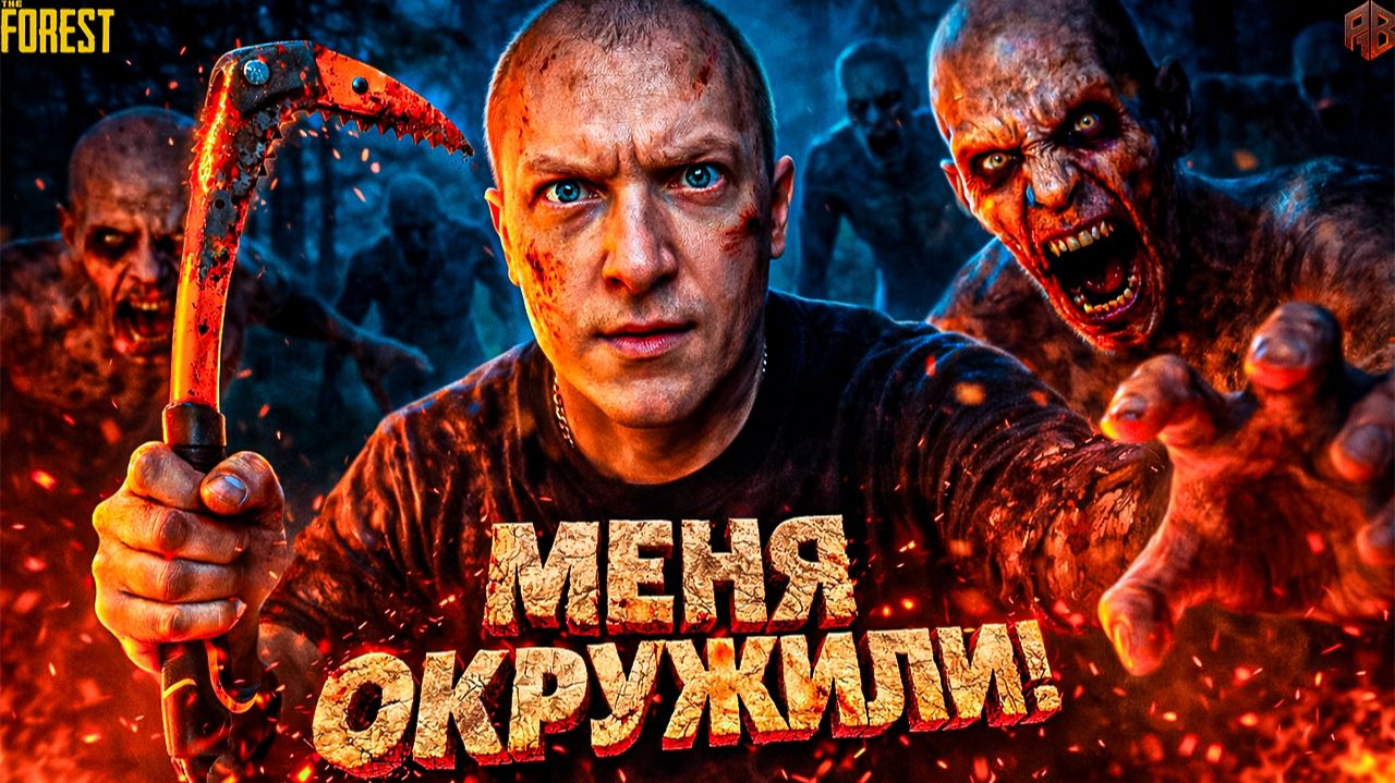 Куча аборигенов и альпинистский топор ↠ The forest #8