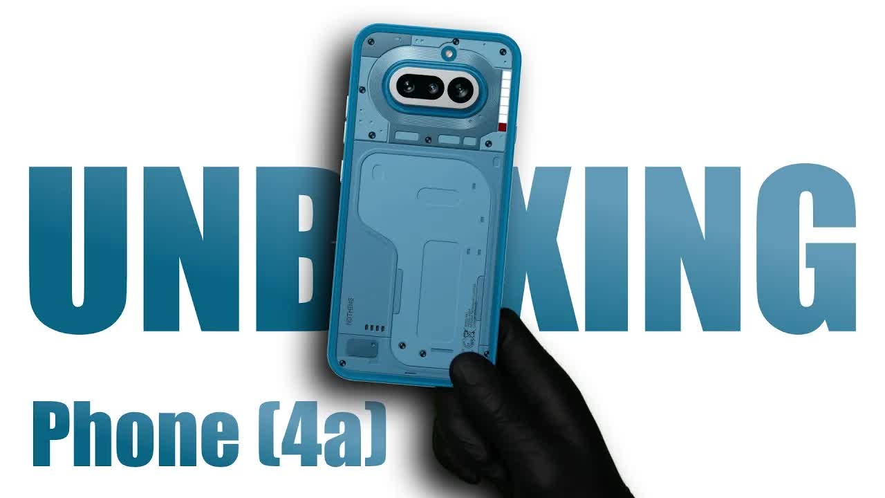 Nothing Phone (4a) - ASMR  Распаковка