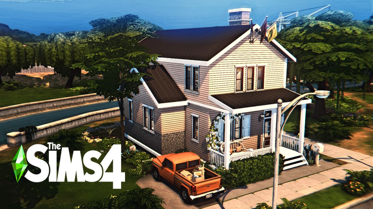 Компактный Семейный Дом 🏡 // Строительство The Sims 4 NO CC