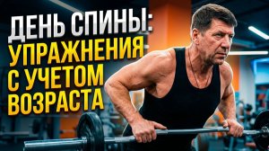 День спины в тренажерном зале для мужчин 45+