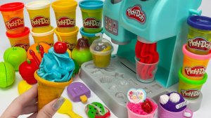 Готовим радужное мороженое 🍧 с пищевыми красителями и фруктовым десертом! Распаковка и Обзор!
