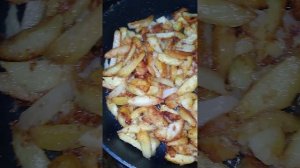 Жарю картошеу по новому