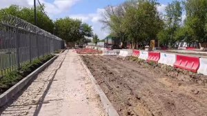 Панорама площадки будущей станции метро Курьяново Бирюлёвской линии