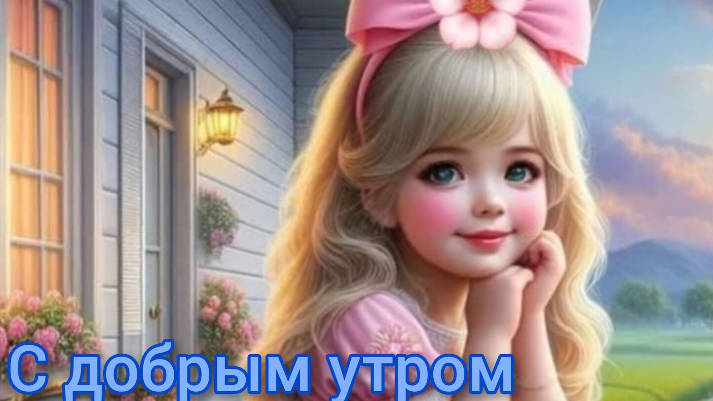 С добрым солнечным утром. Роскошная музыкальная открытка.
