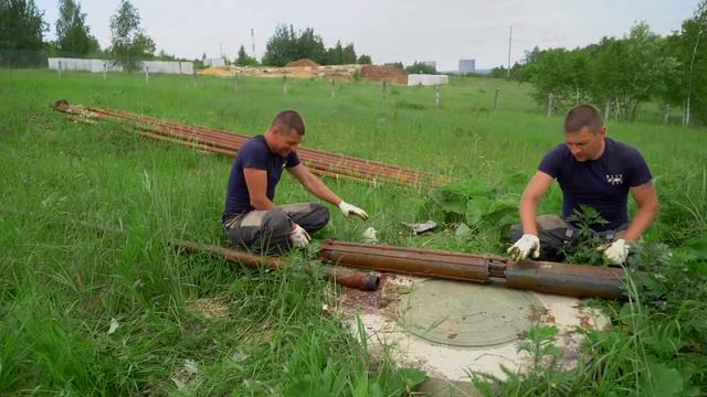 Замена глубинного насоса ЭЦВ в артезианской скважине 120 метров (Ступинский район) 🏗️