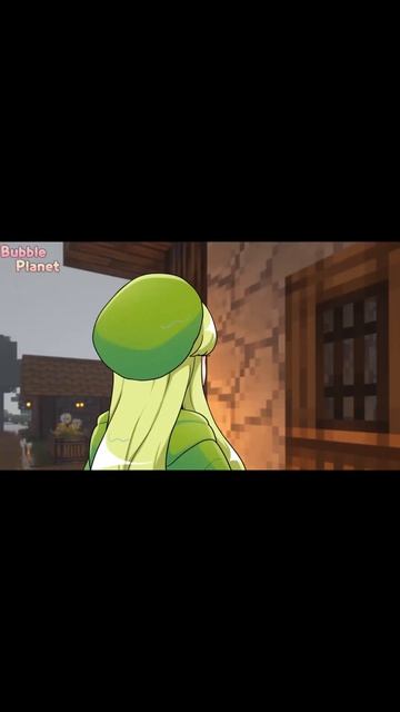 Поцелуй заряженного крипера 01 Аниме по Minecraft