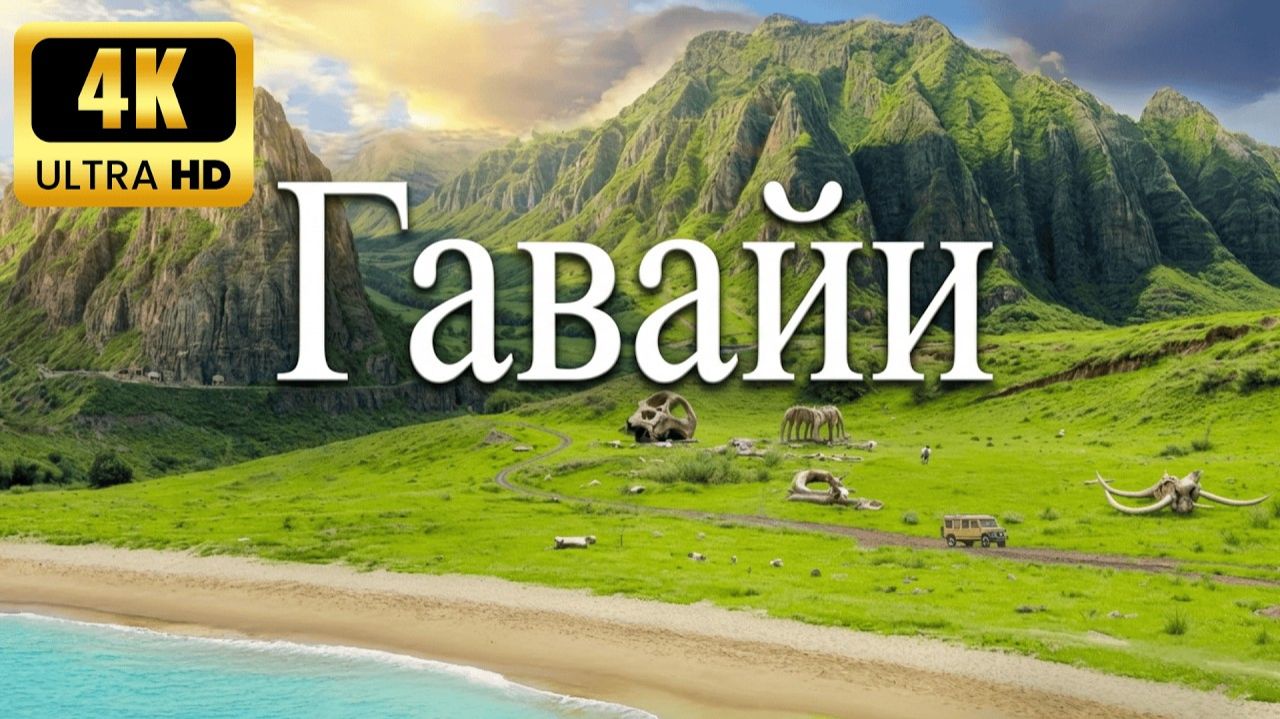 Самые изолированные и дикие острова мира  Гавайи  Мир дикой природы  4K Utra HD