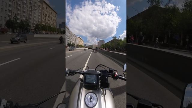 Московский мотофестиваль 2026. Полное видео пробега от старта и до финиша. смотреть онлайн