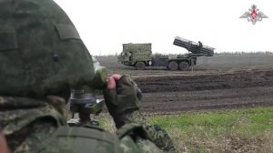 Боевая работа расчетов реактивной артиллерии