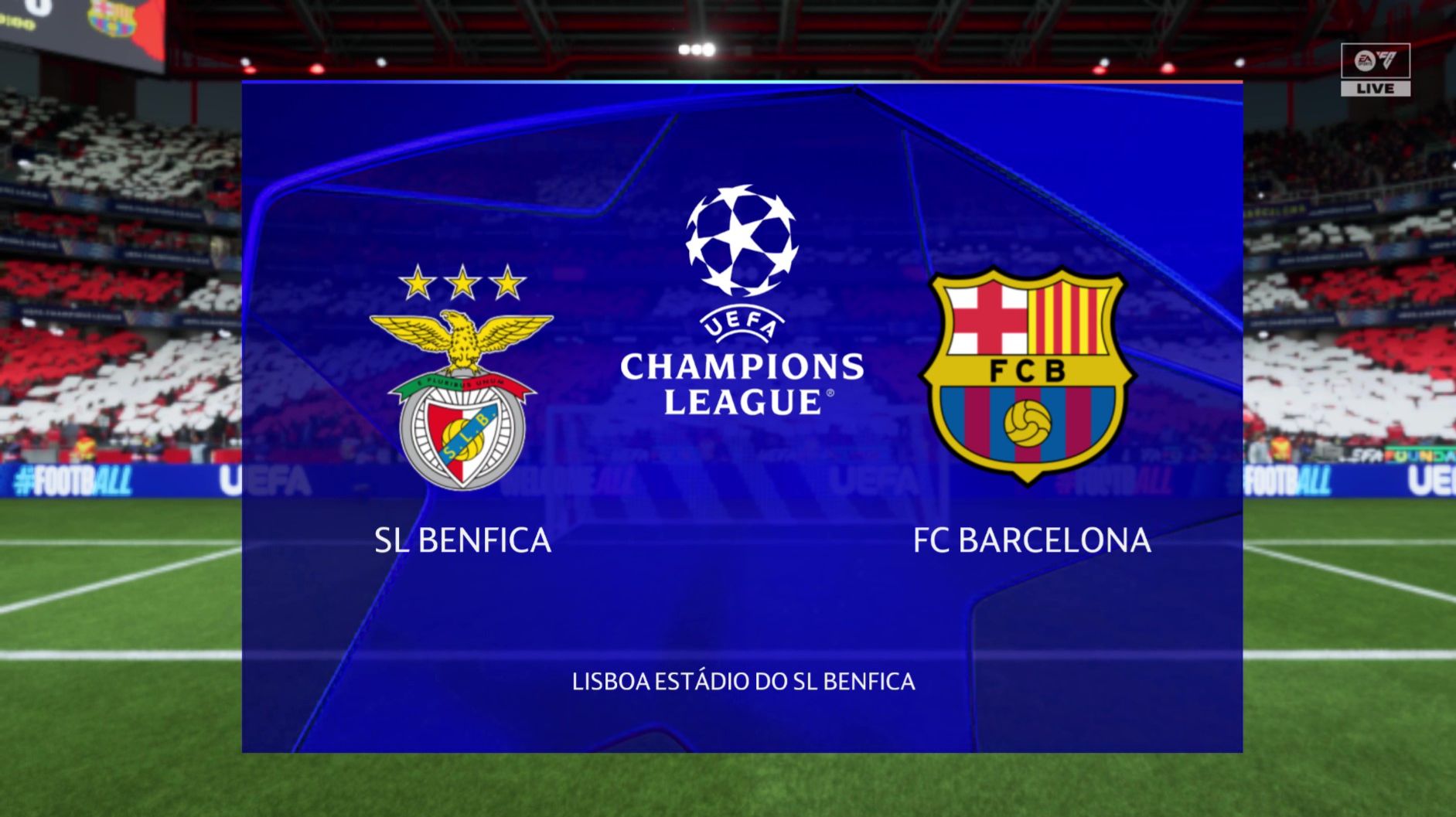Бенфика - Барселона Лига Чемпионов Этап лиги сезон 27_28 игра FC26