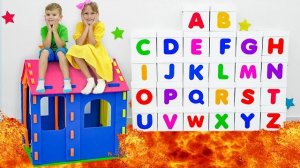 Дети изучают английский алфавит | ABC