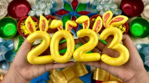 С Новым 2023 годом 🎉 ASMR видео ｜ снятие плёнки ｜ раздавливание мыльных коробочек с крахмалом и блё