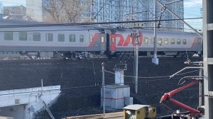 Эп2к РЖД на станции лось