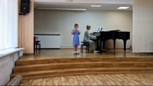 Ж.Б.Лойе Соната Си Минор,3-4 части для флейты и фортепиано/Виолетта Борисова