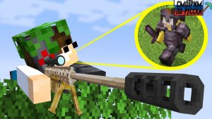 Я СКРЫТНО ИСПОЛЬЗОВАЛ ОРУЖИЕ В HIDE & SEEK В MINECRAFT… 😨🔫 l СМОТРИМ ПО-РУССКИ
