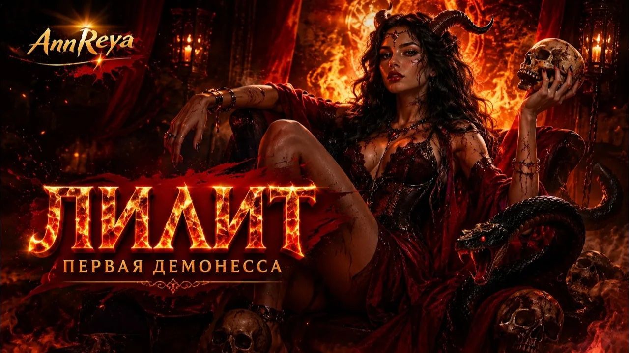 AnnReya — ЛИЛИТ История Первого Демона (Industrial Metal) (Dark Fantasy Music Video)