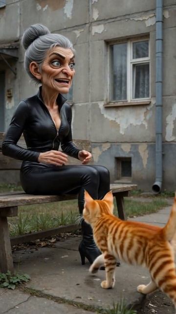 День сурка бабушки и кота 6!