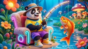 🎣ВЕСЁЛАЯ РЫБАЛКА С ПАНДОЧКОЙ! РАЗВИВАЮЩИЙ МУЛЬТИК ДЛЯ ДЕТЕЙ!🧸