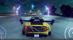 Полиция на хвосте! Ночные уличные гонки. Need for Speed Heat