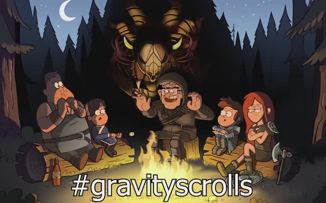Gravity Falls, The Elder Scrolls – одна вселенная. Walpecast.