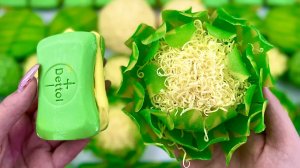 ASMR раздавливание мыльных коробочек и мыльных шариков 💚 необычно залипательное видео 💚 расслабляю