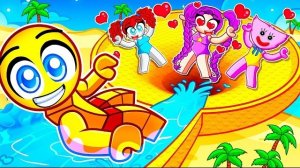 Зажигательные девчонки с ГИГАНТСКИМ аквапарком Poppy Playtime в Роблоксе!