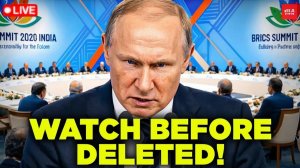 Russia’s URGENT Speech at BRICS Summit Sends Shockwaves Worldwide!