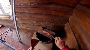 Купил заброшенный дом в деревне ! Пол готов ! №43