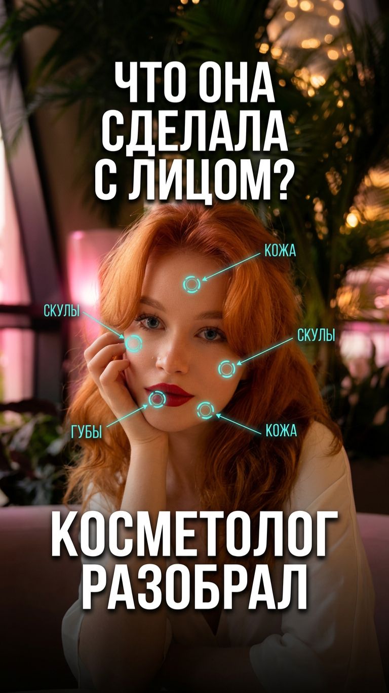 Что она сделала с лицом — разбираю как косметолог 💉