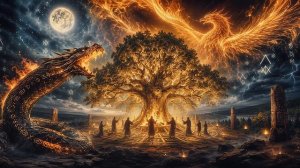 Сварожий Круг «Чертог  Змея» мудрость, покровитель — бог огня Семаргл, а священное древо — липа.
