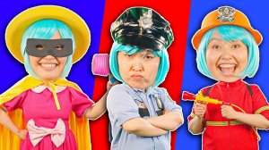 Девочка Полицейский, Доктор и Девочка Пожарный + СБОРНИК Lights Kids Детские Песни