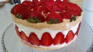 Торт ПЛОМБИР ФРЕЗЬЕ! СКАЗОЧНО ВКУСНО и БЫСТРО
