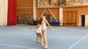 ТР 2 юношеский, Васильева Алина - Башкова София - Вагабова Карина, Комбинированное упражнение