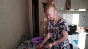 Клубничный суп со снежком 😋