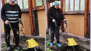 Холодно) Работаем в теплице)
