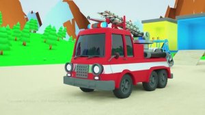 Какого цвета этот грузовик Изучайте цвета вместе с мультфильмами про скорую помощь и трактор