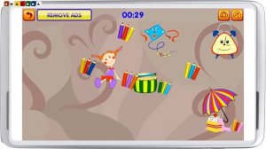 10. Развивающая Android игра для детей от 2х лет  Половинки. Парочки .