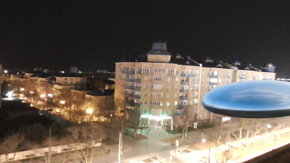 НЛО над Евпаторией ул. проспект В.И.Ленина дом 49.