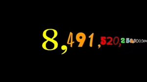 Числа 0 до 1 квинтиллион