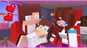 Джей Джей стал членом семьи! — анимация из Minecraft